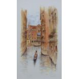 Alex Jawdokimov signed limited edition (23/295) print Venetian canal scene,