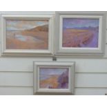 Andrew Quelch oil acrylic beach scenes "Southerdown Beach S Wales",