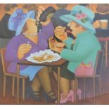 Beryl Cook (1926 -2008) framed signed print 'Ladies Who Lunch',