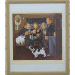 Beryl Cook (1926 -2008) framed signed print 'In the Snug',