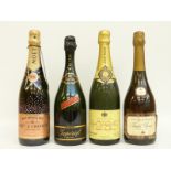 Three bottles of champagne comprising Joseph Perrier fils & Co Cuvée Royale 1985 750ml 12% vol,