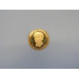 An Edward Whymper commemorative gold coin, 3.