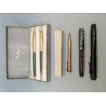 Parker 51 pen set in box, Parker Vacumatic 35,