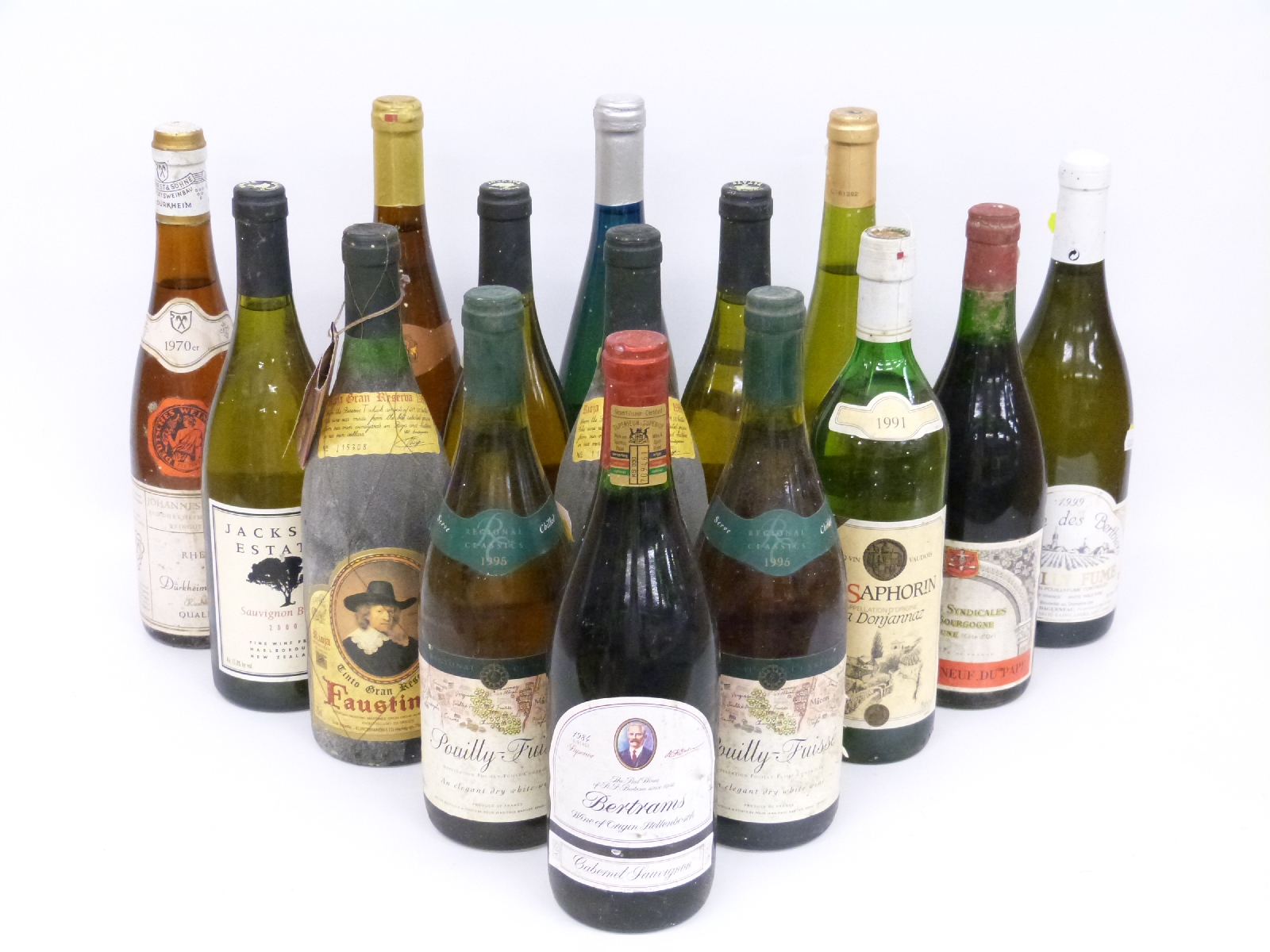 Fifteen bottles of wine including two bottles of Faustino Rioja,