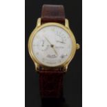 Zenith Elite HW 18ct gold gentleman's chronometer wristwatch with power reserve, date aperture,