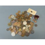 An amateur collection of overseas and UK coinage, 19th century onwards, includes George III Irish,