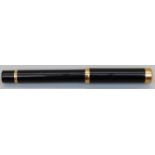 A small Waterman fountain pen with 18k gold nib and black body