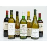 Seven bottles of French wine including La Ferme D'Angludet 1995 Margaux,