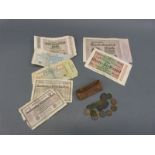 Early 20th century etc Reichsbank notes,