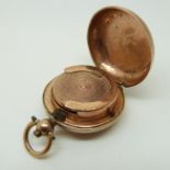 A 9ct gold sovereign case, 13.