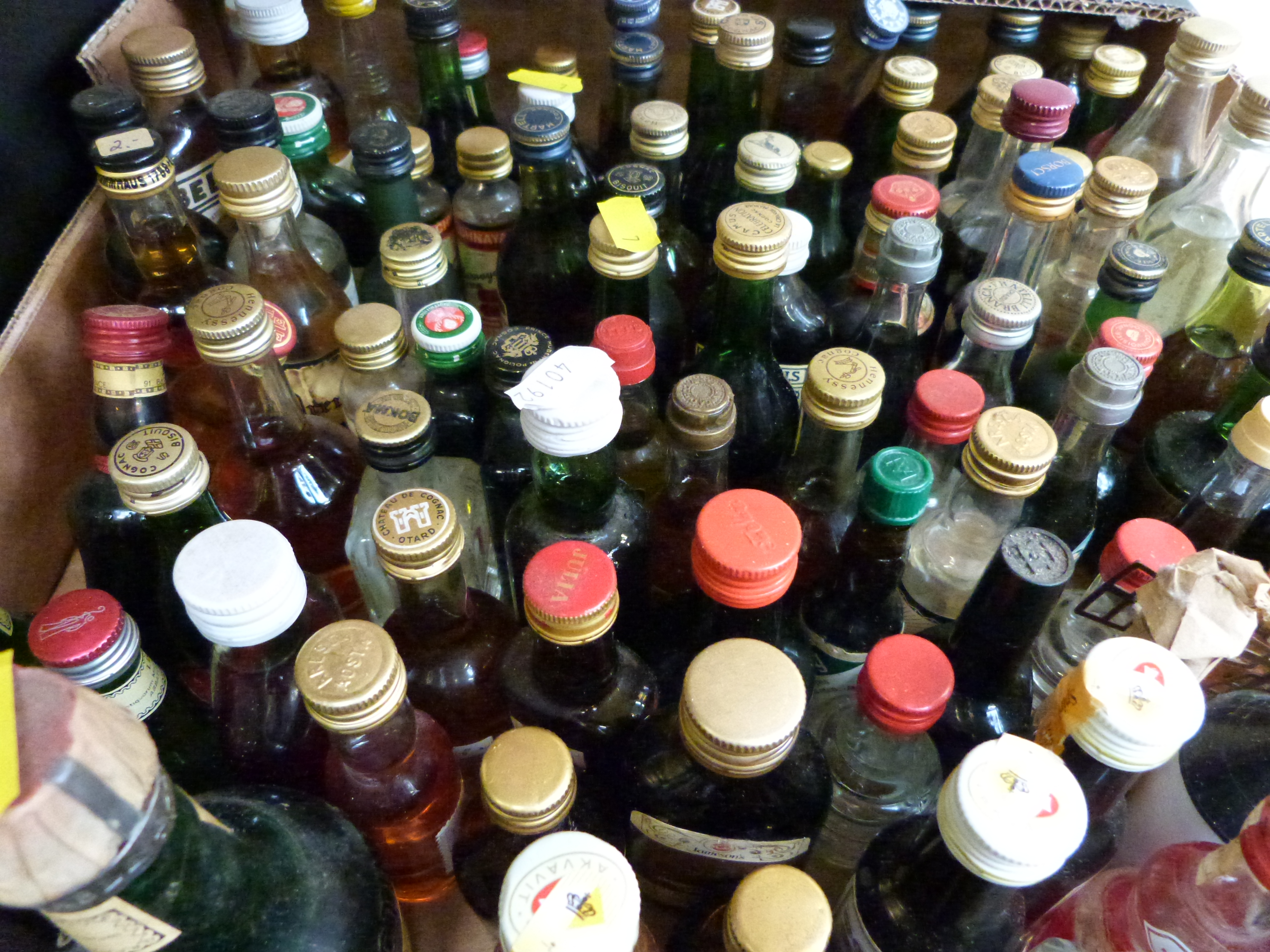 Approximately 140 alcohol miniatures to include Beehive, Jagermeister, Licorasin, Suze, Martini, - Image 3 of 3