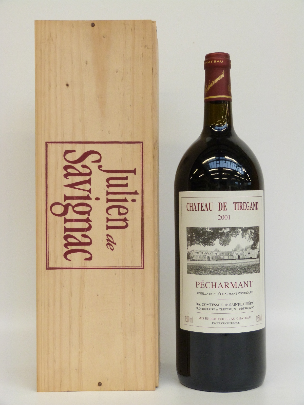 Chateau de Tiregard 2001 Pécharmant, 1500ml 12.