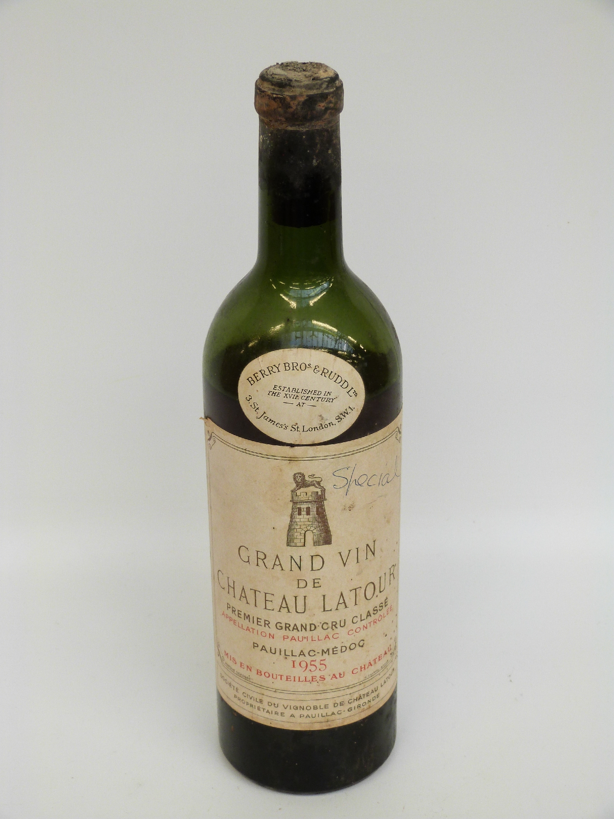 Grand Vin de Chateau Latour 1955 75cl - Image 2 of 3