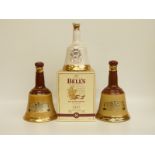 Four Bell's Whisky bells comprising 70cl 8 year old,
