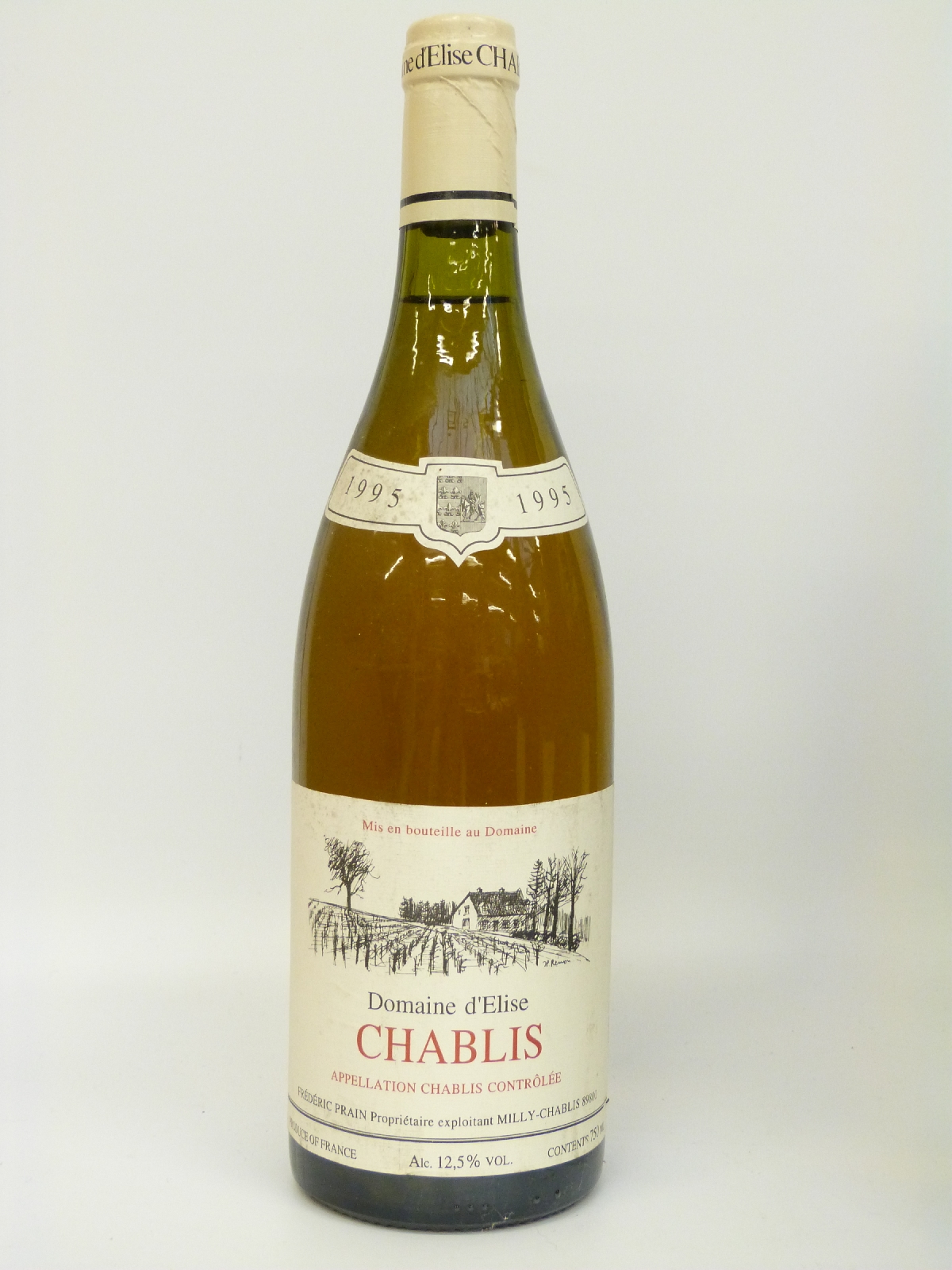 Twelve bottles of Domaine d'Elise Chablis wine 750ml 12. - Image 3 of 3