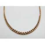 A 9ct gold necklace, 8.