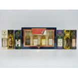 Ten boxed 5cl whisky miniatures to include Glentauchers, Aberfeldy, Balklair, Singleton, Glen Avon,