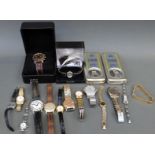 Fifteen various ladies and gentleman's wristwatches including Timex, Sekonda, Rotary, Accurist,
