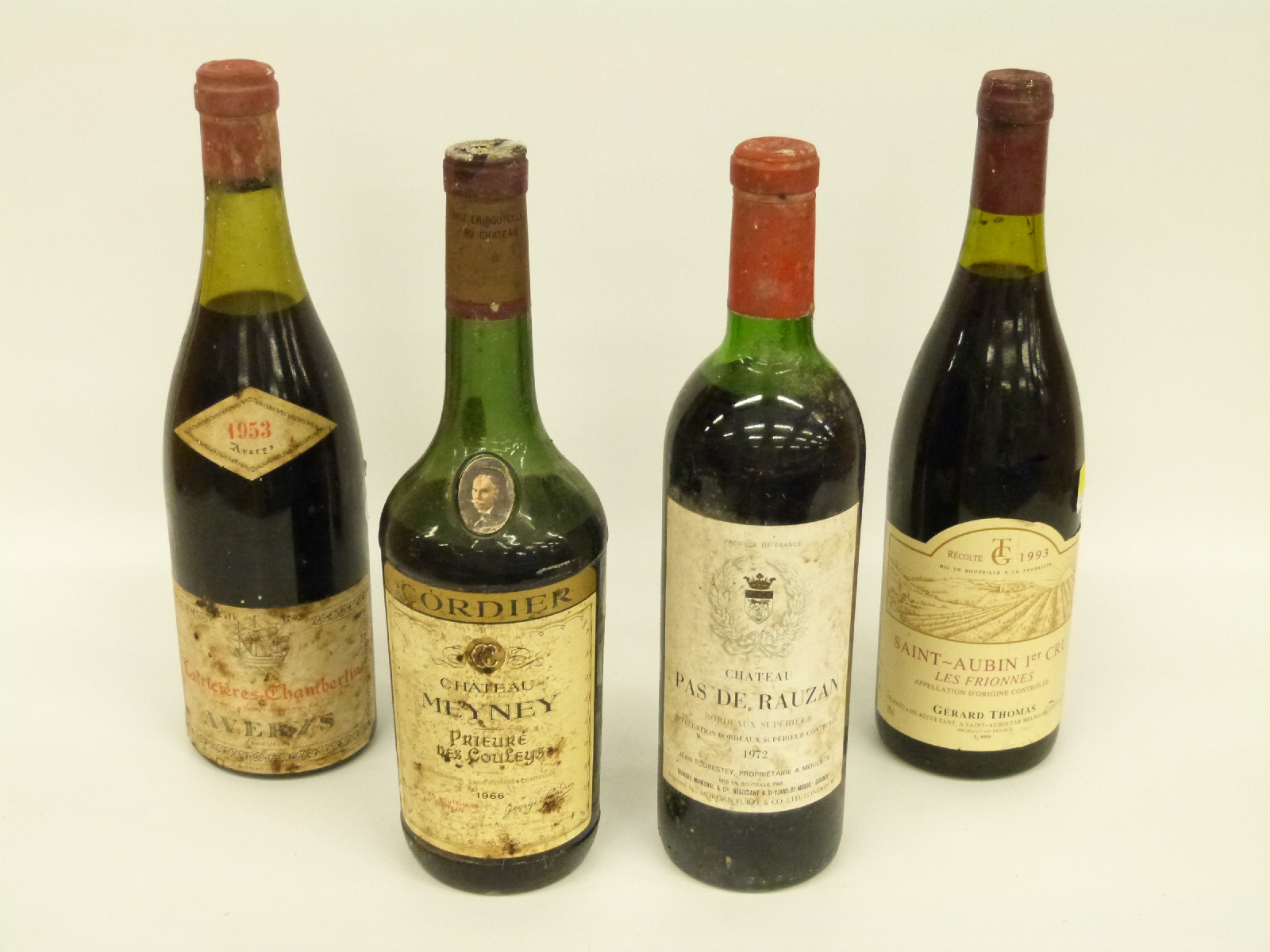 Four bottles of wine comprising 1953 Avery's Latricieres-Chambertin, - Image 2 of 6