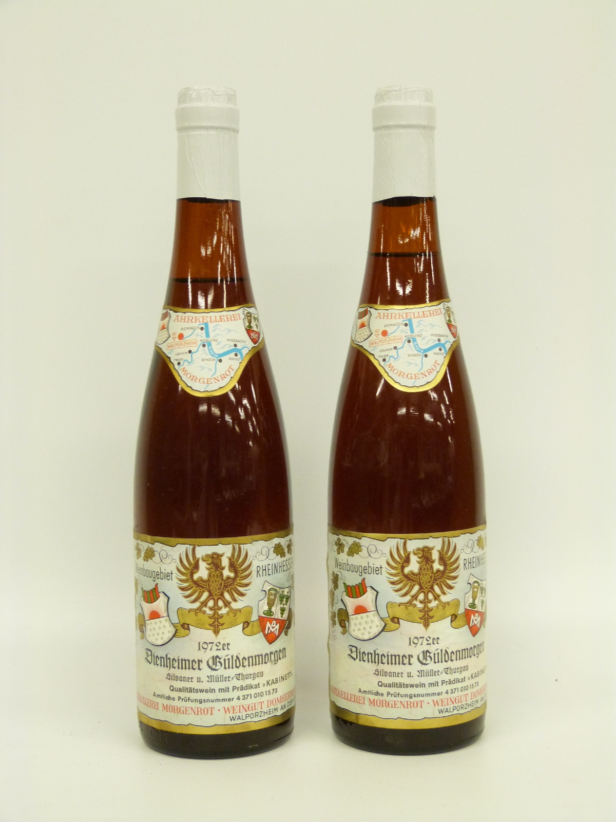 Dienheimer Guldenmorgen 1972 pair of boxed bottles of wine - Image 2 of 2