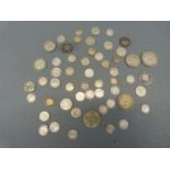 Approximately 146g of mixed UK silver coinage,