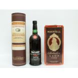 Three bottles of alcohol comprising Glenmorangie whisky 1 litre 43% volume,