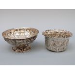 A Victorian hallmarked silver bowl Sheffield 1898 maker James Dixon and Son, diameter 9cm,