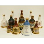 12 Bell's Whisky bells, comprising 7 x 75cl, 2 x 50cl,
