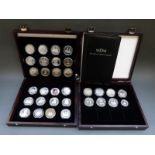Thirty-two MDM silver proof crowns commemorating the life of HM Queen Elizabeth the Queen Mother,