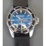 Marine-Star gentleman's automatic diver's wristwatch with day and date aperture,