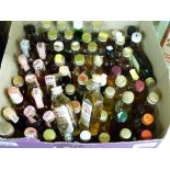 Approximately 50 whisky miniatures mainly aged, American imports and high proof including Jameson,