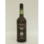 Croft 1986 LBV port, 75cl,