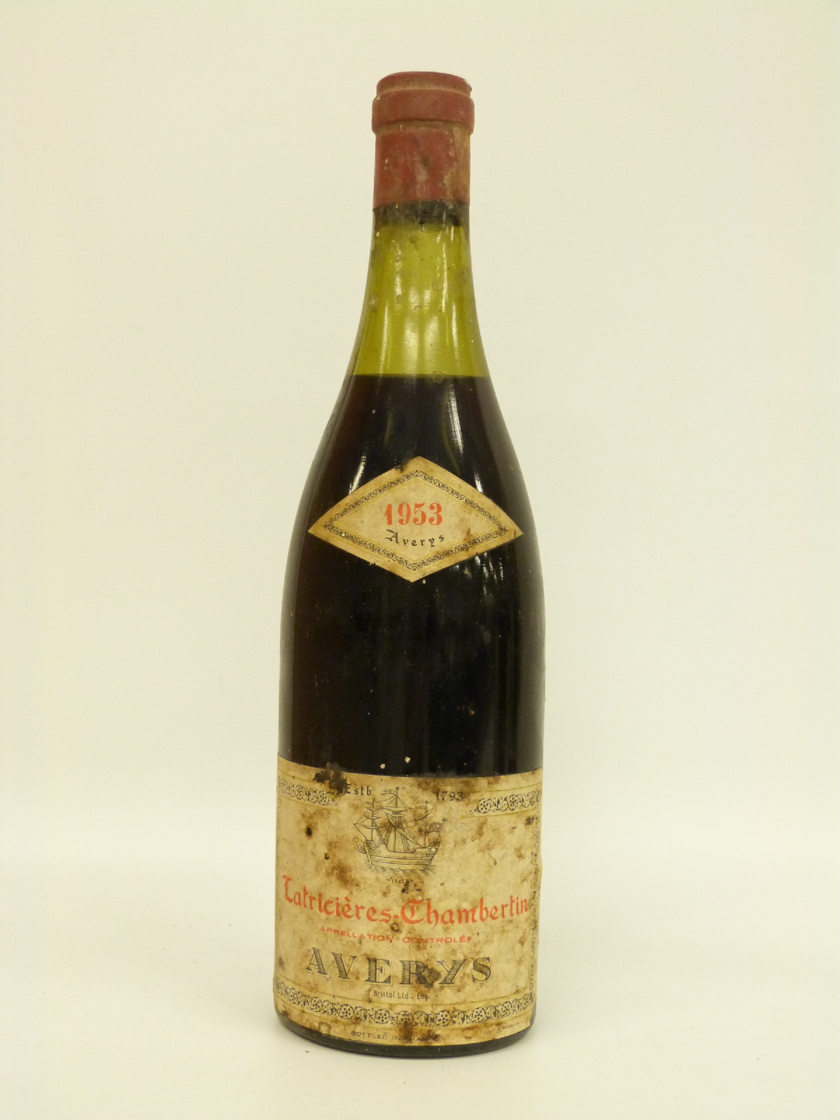 Four bottles of wine comprising 1953 Avery's Latricieres-Chambertin, - Image 6 of 6