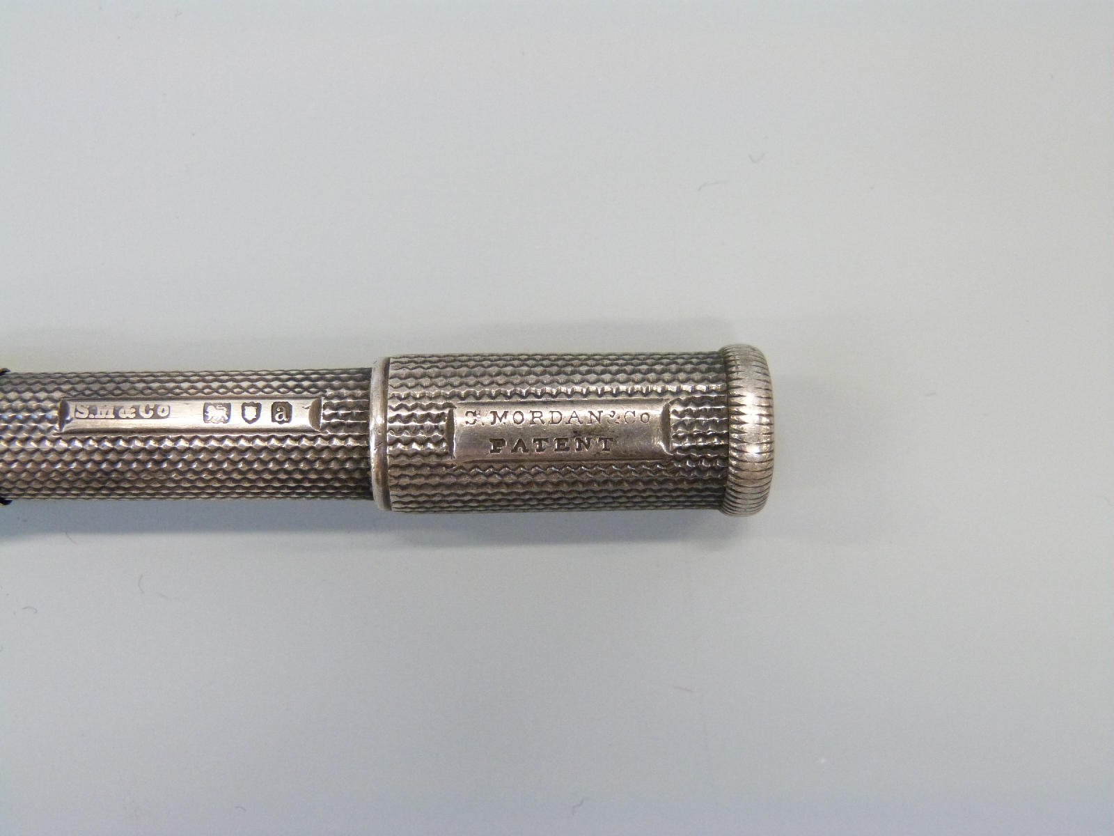 S. Mordan & Co Patent hallmarked silver double ended pen/pencil and a small silver trophy. - Image 5 of 5