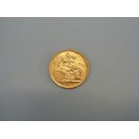 A 1902 gold sovereign