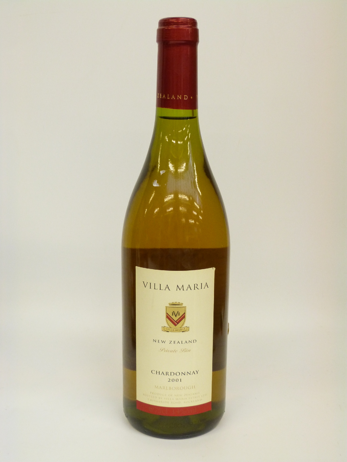 Seven bottles of wine and sherry including Penfolds Koonunga Hill 1997 Chardonnay, - Image 3 of 9