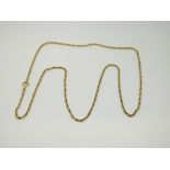 A 14ct gold chain / necklace