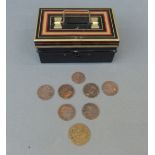 Six 3d Inn tokens c19thC to include Britannia Inn, West Bromwich; Wellington Inn,