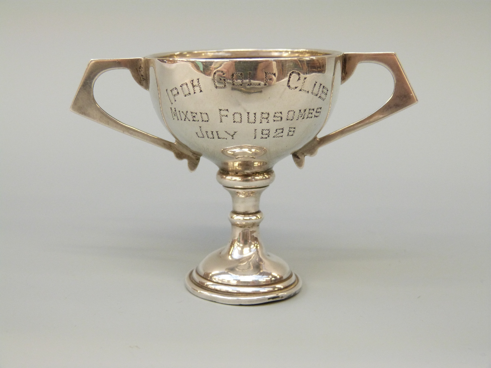S. Mordan & Co Patent hallmarked silver double ended pen/pencil and a small silver trophy. - Image 2 of 5