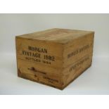 A case of twelve Morgan Brothers vintage 1982 port,