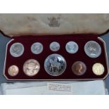 A cased 1953 Coronation set,