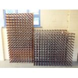 Three large wine racks to suit 166,