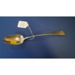 A George III Old English pattern serving spoon, by Solomon Hougham, London 1805, 29.5cm, 103g.