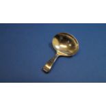 A George III silver caddy spoon, by Edward Mayfield, London 1799, 6.5cm.
