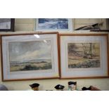 Richard C Clarke, 'Poole Harbour from Lytchett Matravers, Dorset', signed and dated '61,