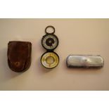 A World War I period pocket compass,