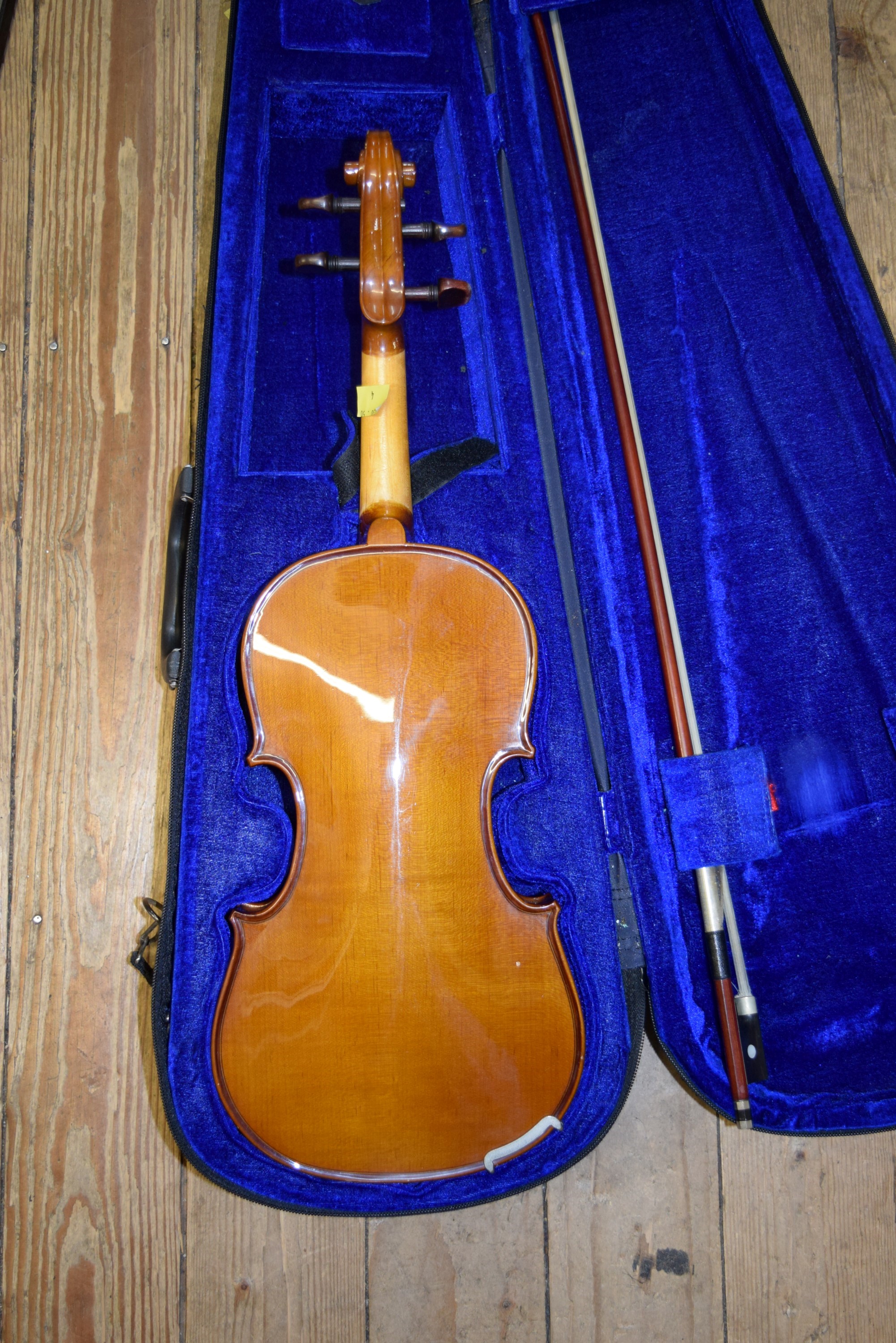 A Stentor Student violin, with 13 inch back, in padded case with bow. - Image 3 of 6