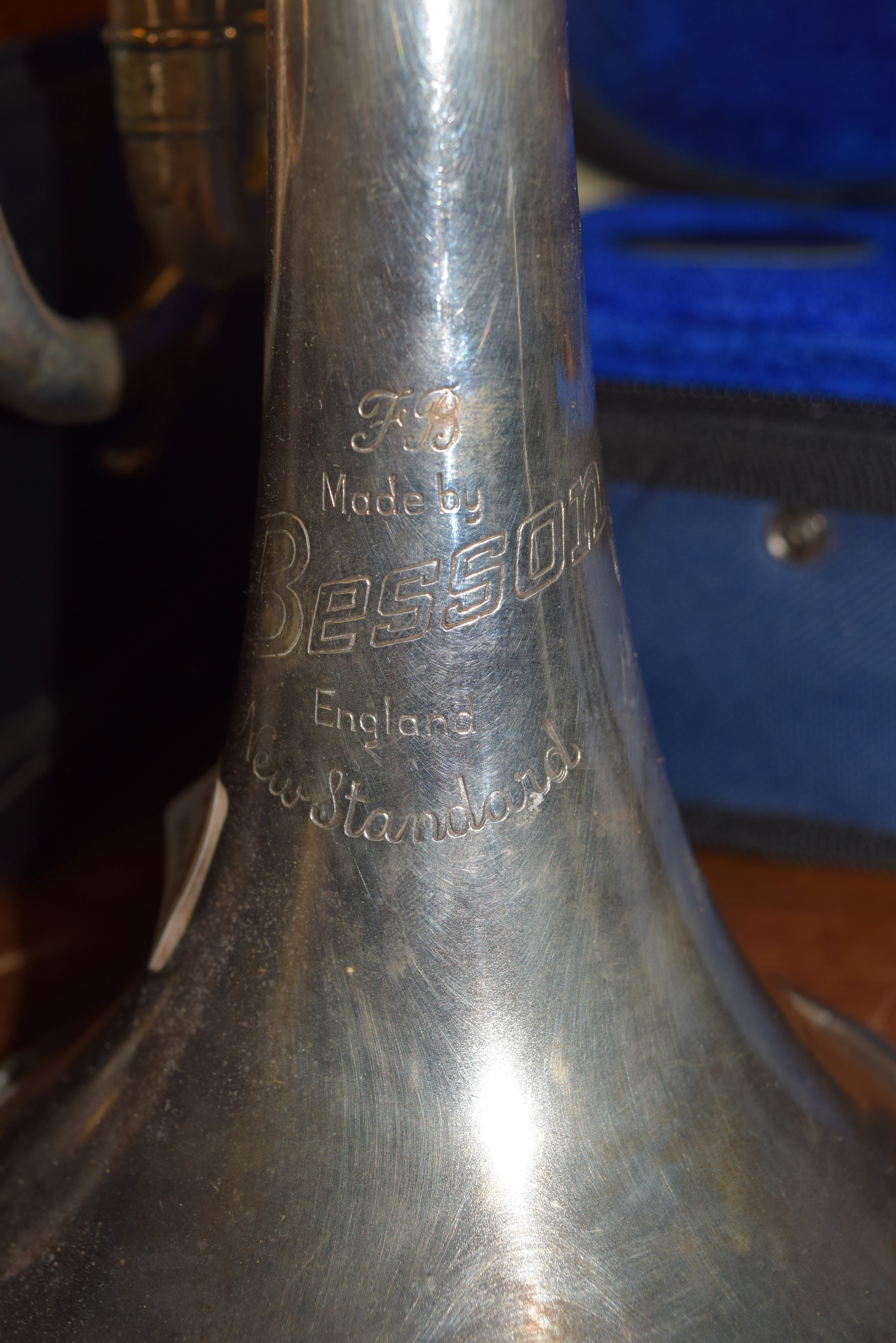 An electroplated cornet, by Besson. - Image 2 of 2