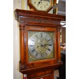 A William III figured walnut longcase clock,