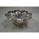 A silver fruit bowl, by William Suckling Ltd, Birmingham 1935,